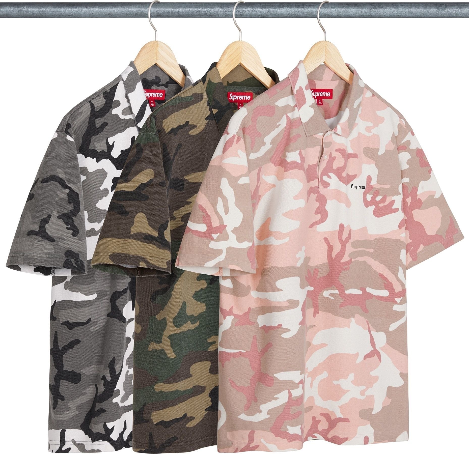 Washed Camo Polo